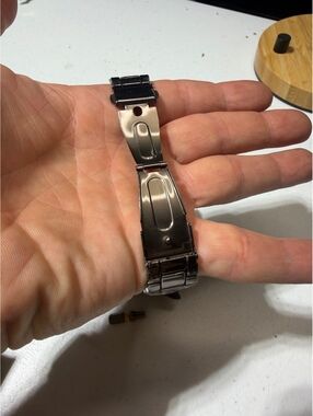 Accessories | Mens Black And Gold Analog Watch | Poshmark